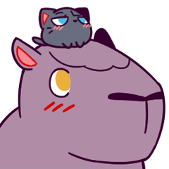 Capybara Daniel & Kitty Milka