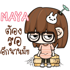 MAYA Grumbling girl. e