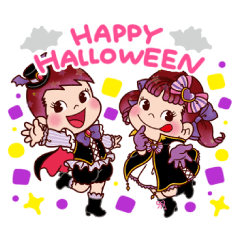 ハッピーハロウィン★ペコちゃんスタンプ