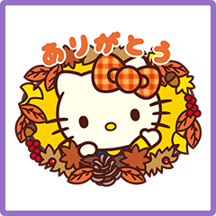 Hello Kitty's Autumn Stickers