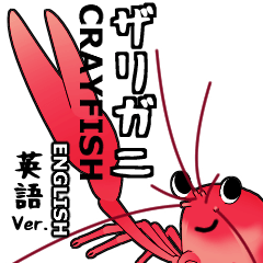 Crayfish Sticker English_ver
