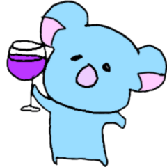 Koala and goat and hedgehog