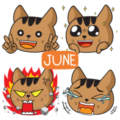 JUNE Emojeecatdy e