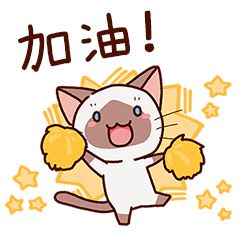 Siamese cat who speaks politely(tw)