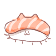 A salmon cat