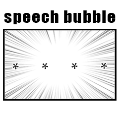 speech bubble(World)