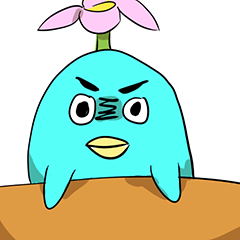 flower Penguin sticker