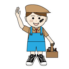 Animated shoeshine boy
