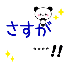 パンダのパンちゃん★カスタム+デカ文字