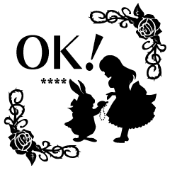 Alice Simplesilhouette Custom Sticker Line Stickers Line Store