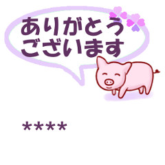 Careful daily conversation.Custom(pig)