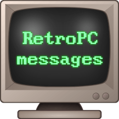 Messages on green CRT _ retro PC (Eng)