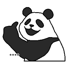 minimalist panda 8 Thai