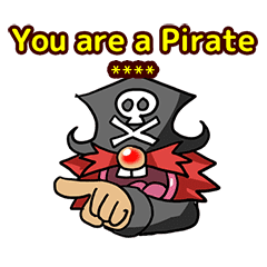 Pirate Red Beard Custom Stickers Line Stickers Line Store Pirate Red Beard Custom Stickers Line Stickers Line Store