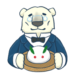 Butler white bear's New year's holiday