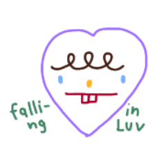 Falling in luv | Yabe-LINE貼圖代購 | 台灣No.1,最便宜高效率的代購網