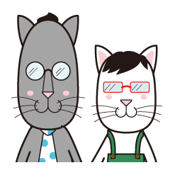 眼鏡猫夫婦