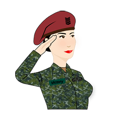 Lady Soldier (Animated)
