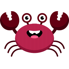 Crabby : Cute Animated Crab – LINE stickers | LINE STORE