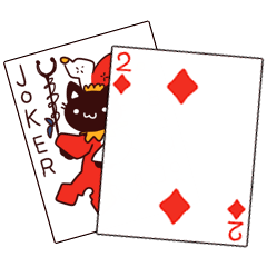 Playing card red