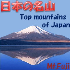 Top mountains of Japan