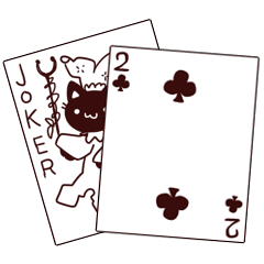 Playing card black