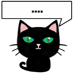 綠眼黑貓MIDORI（空白隨你填）(日）