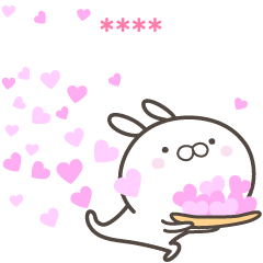 [CUSTOM] The bunny stickers full of love