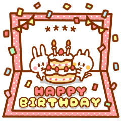 Happy Birthday Custom Line Stickers Line Store