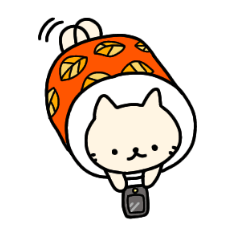 Cat Nyappi Sticker winter