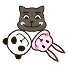 Bighead panda friend, Nyan's daily life