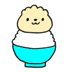 dumpling dog Sticker