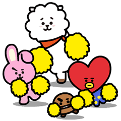 우주스타 BT21 애교발사 