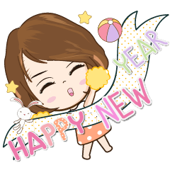 Angela Baby say Happy new year 2020