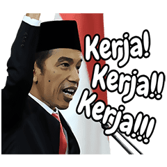 Jokowi Kerja Kerja Kerja