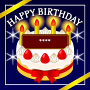 HAPPY BIRTHDAY GOLD CUSTOM [****]