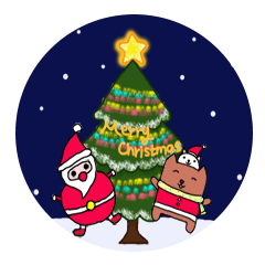Christmas Party- Pom pom and Cocoa meow