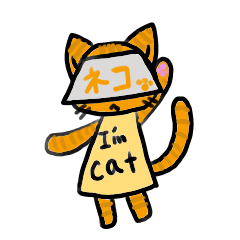 Face cloth cat