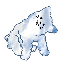 anjing cloud yang lembut MooongMung. jpg