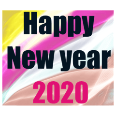 Selamat tahun baru 2020.