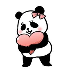 Panda-ko sticker