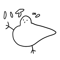 white pigeon Surrealism -2-