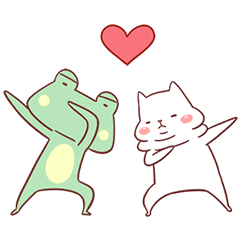 Cutie Cat and Frog 2