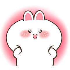 : Cute Rabbit : – LINE stickers | LINE STORE