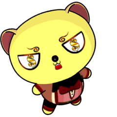 Silly yellow bear ( Simple )
