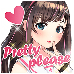 Kizuna AI สติกเกอร์พูดได้