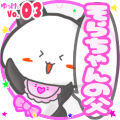 Panda's name sticker MY121119N08