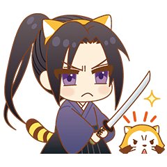 薄桜鬼 ラスカル コラボスタンプ Line スタンプ Line Store 薄桜鬼 ラスカル コラボスタンプ Line スタンプ Line Store