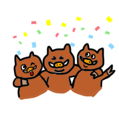 干支 いのしし のんびりスタンプ Lineクリエイターズスタンプ Stamplist