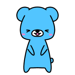 Blue bear aokun